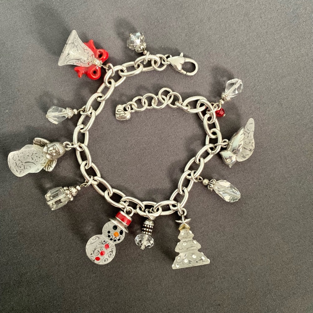 Brighton 9” Christmas charm bracelet